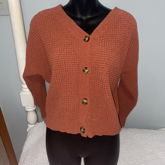 moon & madison Sweaters - Burnt orange sweater